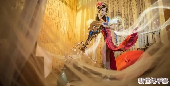 探秘杨玉环绝美新装：梦幻特效大赏，一睹倾城之姿的华丽蜕变！
