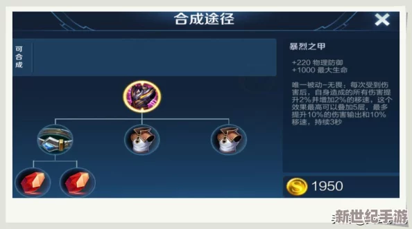 探秘暴烈之甲：为何这款防御神器在战场边缘黯然失色，冷门背后的策略考量