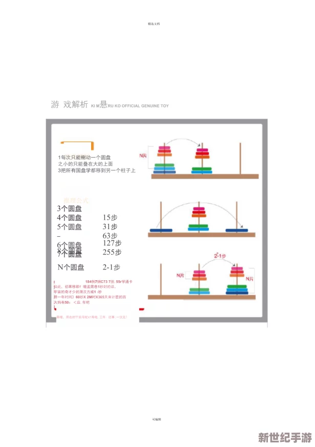 世界顶级智力挑战：史上最难汉诺塔游戏终极破解策略！