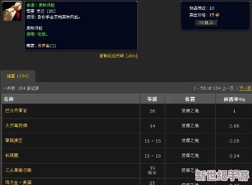 魔兽世界：美味风蛇图纸珍稀掉落点，探险寻宝必备指南！
