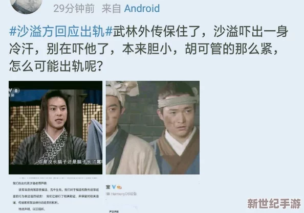 翁止熄痒婉燕：张三与李四的绯闻传闻引发网友热议