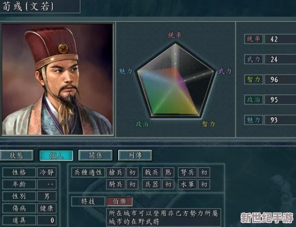 探秘三国战场：小小军团中荀彧名将的全面属性剖析与战略价值