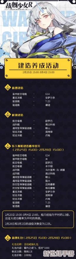 【独家揭秘】战舰少女全新服务器震撼启航，开服与开区时间抢先知！
