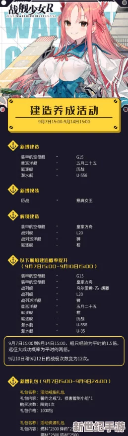 【独家揭秘】战舰少女全新服务器震撼启航，开服与开区时间抢先知！