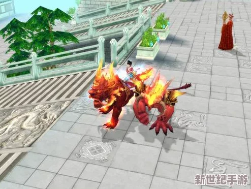 西游修仙奇缘：揭秘脚踏火莲的神秘犀狐坐骑，仙途伴侣的非凡力量