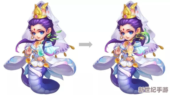 《梦幻西游手游》独家揭秘：灵符女娲华丽蜕变，攻击施法特效震撼登场，重塑视觉盛宴！