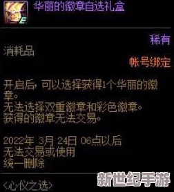DNF游戏中红色徽章的具体作用与获取途径详解