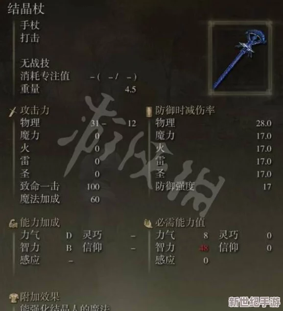 艾尔登法环游戏中辉石魔法最佳搭配：选择哪款法杖更合适？