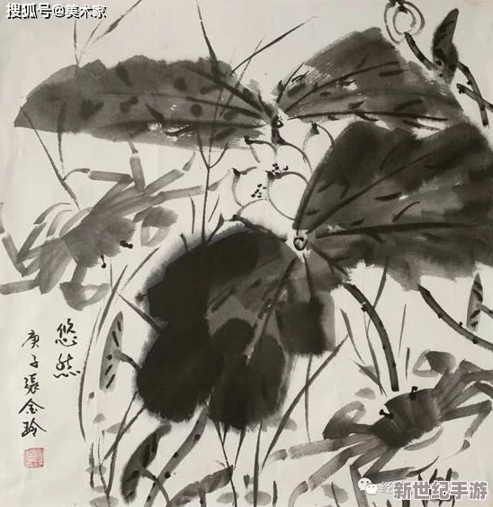 吕红刚进门看见一幅美丽的画作，吸引了他的目光，让他不禁驻足欣赏其中的细腻与色彩