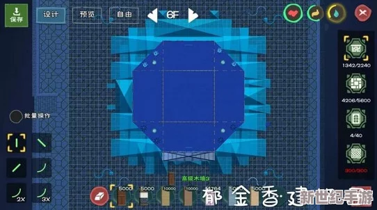 创造与魔法主题：星湛竞技场详细设计与平面设计图纸揭秘